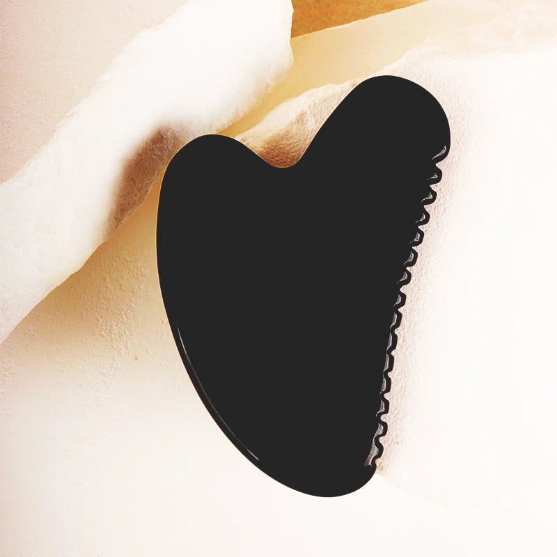 Gua Sha Obsidienne Noire – Massage Visage & Corps