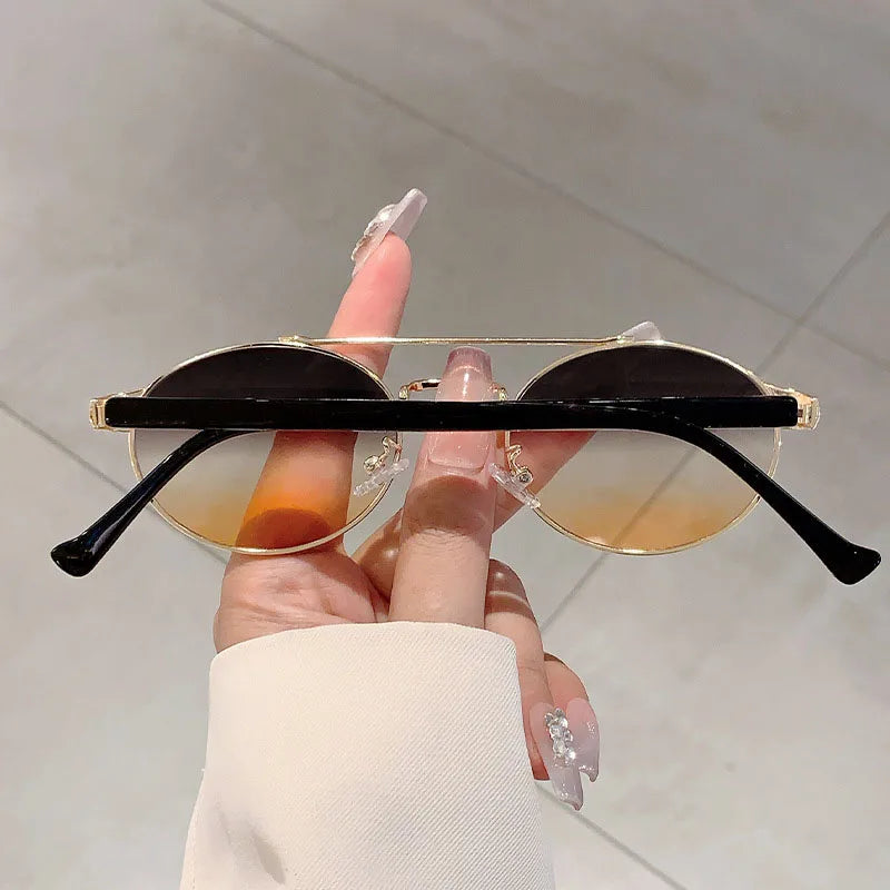 Lunettes de soleil à monture métallique avec verres teintés – Élégance ALTAREV