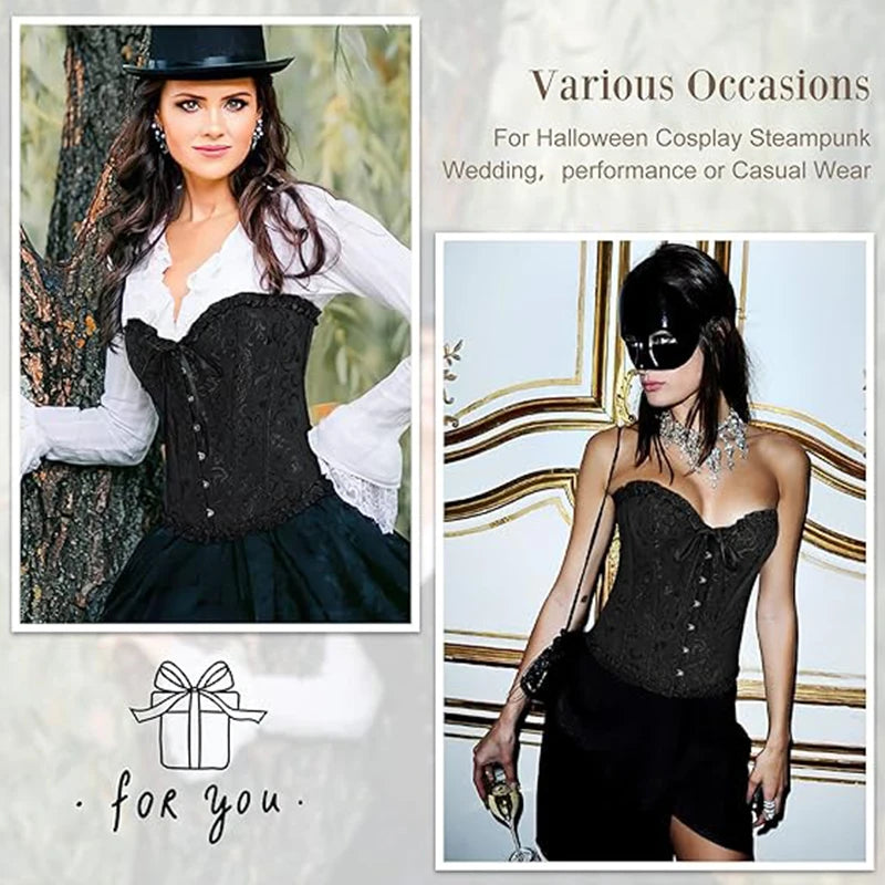 Bustier ALTAREV porté en intérieur, mise en valeur de la silhouette avec un style glamour.