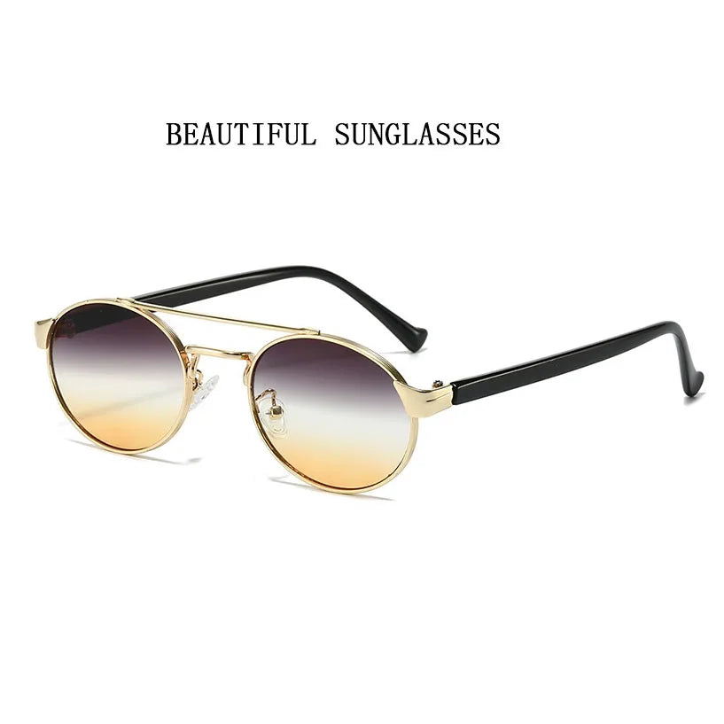 Lunettes de soleil ovales classiques – Teinte grise, monture chic ALTAREV

